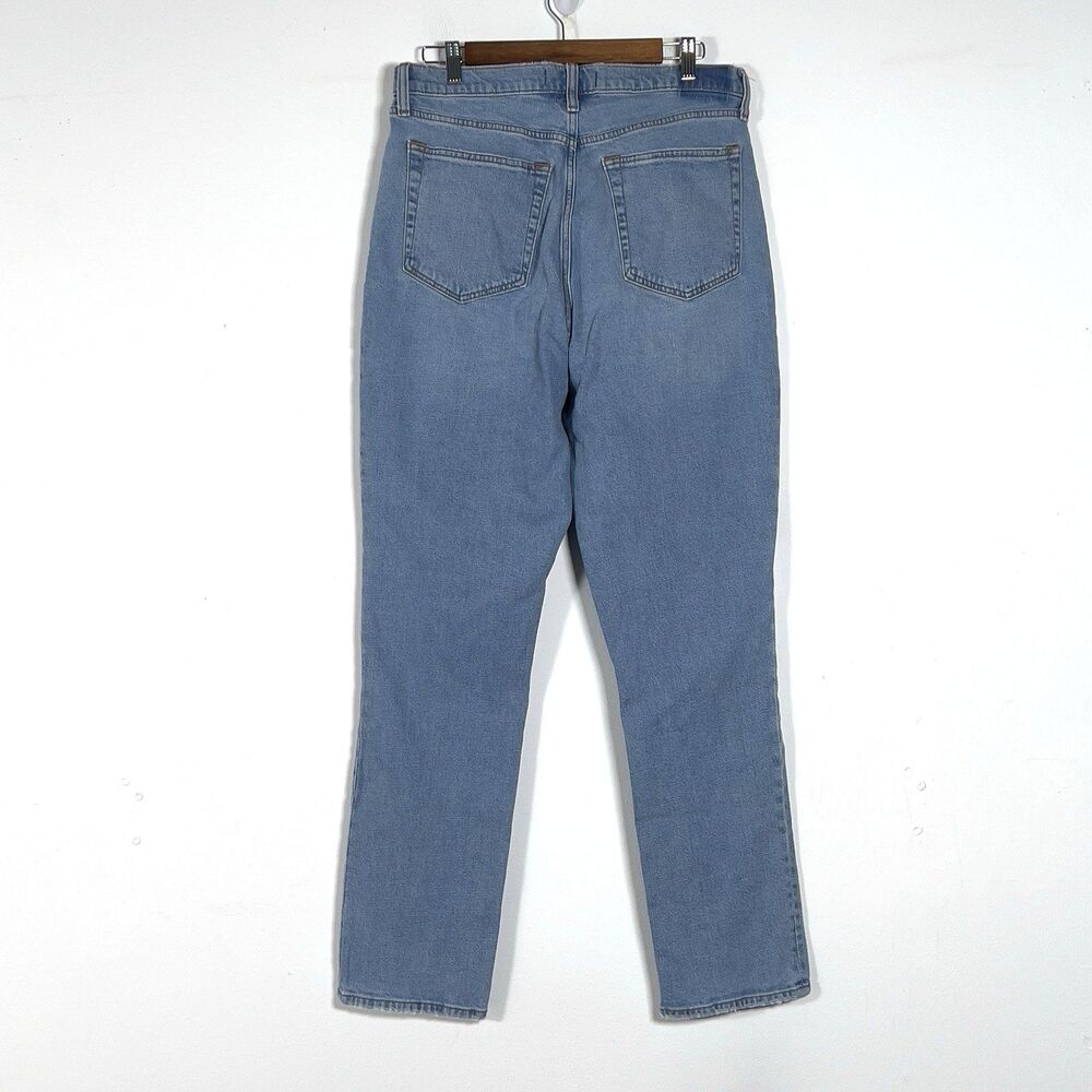 Abercrombie & Fitch The 90s Straight Ultra High Rise Jeans  Sz 32/14 Crossover - Picture 4 of 15